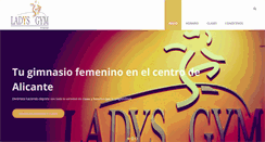 Desktop Screenshot of ladysgym.es